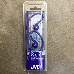 JVC HA-EBX5 In-Ear Sport Clip Headphones Splash